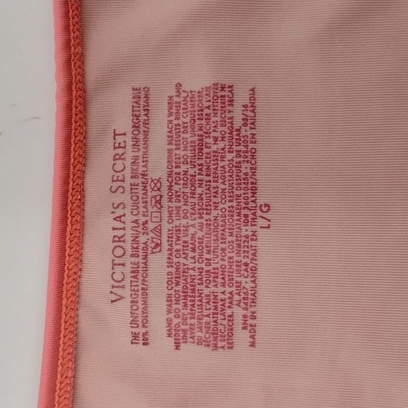 Victoria Secret size large peach bikini bottom, lined - Picture 5 of 6